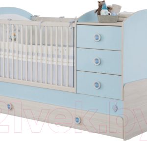 Детская кровать-трансформер Cilek Baby Boy / 20.43.1015.00