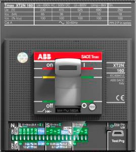 Выключатель автоматический ABB Tmax XT2S 160/25A 3P 50кA Ekip LS/I 1Iн 10Iн / 1SDA067801R1