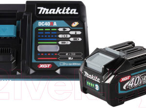 Набор аккумуляторов для электроинструмента Makita BL4040+ DC40RA