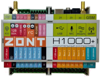 Контроллер отопительный Zont H1000 Plus / ML00004704